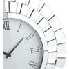 imageDeco 79 Glass Starburst Decorative Wall Clock Mirrored for Home and Room 2quot x 20quot x 20quot SilverSilver