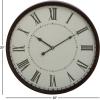 imageDeco 79 Metal Decorative Wall Clock Wall Clock for Home Wall Clock for Room 30quot x 3quot x 30quot Black20 x 3 x 20