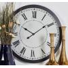 imageDeco 79 Metal Decorative Wall Clock Wall Clock for Home Wall Clock for Room 30quot x 3quot x 30quot Black30 x 3 x 30