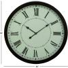 imageDeco 79 Metal Decorative Wall Clock Wall Clock for Home Wall Clock for Room 30quot x 3quot x 30quot Black30 x 3 x 30