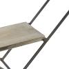 imageDeco 79 Metal Diamond 3 Shelves Wall Shelf Set of 2 12quot 16quotH Black