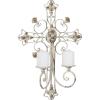 imageDeco 79 Metal Solid Wall Sconce 17quot x 5quot x 24quot WhiteWhite