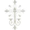 imageDeco 79 Metal Solid Wall Sconce 17quot x 5quot x 24quot WhiteWhite