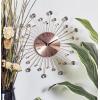 imageDeco 79 Metal Starburst Decorative Wall Clock With Crystal Accents for Home and Room 15quot x 2quot x 15quot SilverCopper