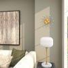 imageDeco 79 Metal Starburst Decorative Wall Clock With Crystal Accents for Home and Room 15quot x 2quot x 15quot SilverGold