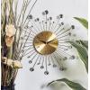 imageDeco 79 Metal Starburst Decorative Wall Clock With Crystal Accents for Home and Room 15quot x 2quot x 15quot SilverGold