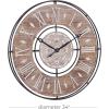 imageDeco 79 Metal Wall Clock with Wood Accents 34quot x 3quot x 34quot Brown