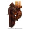 imageDeco 79 Polystone Solid Wall Sconce 5quot x 7quot x 13quot Bronze