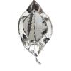 imageDeco 79 Stainless Steel Metal Single Candle Wall Sconce 12quot x 5quot x 21quot Silver