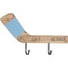 imageDeco 79 Wood Hockey Stick 6 Hangers Wall Hook 40quot x 2quot x 11quot Brown
