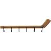 imageDeco 79 Wood Hockey Stick 6 Hangers Wall Hook 40quot x 2quot x 11quot Brown