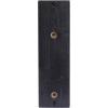 imageDeco 79 Wood Wall Sconce with Suspended Black Metal and Glass Holder 6quot x 6quot x 23quot BrownBlack