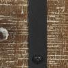 imageDeco 79 Wood Wall Sconce with Suspended Black Metal and Glass Holder 6quot x 6quot x 23quot BrownBrown