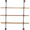 imageDeco 79 Wood Wall Shelf with Metal Brackets 38quot x 9quot x 38quot Brown38  x 38  x 9 