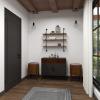 imageDeco 79 Wood Wall Shelf with Metal Brackets 38quot x 9quot x 38quot Brown38  x 38  x 9 