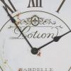 imageDeco 79 Wooden Decorative Wall Clock  Distressed 24quot x 2quot x 24quot for Home and Room CreamRoman Numerals