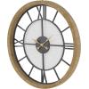 imageDeco 79 Wooden Decorative Wall Clock Wall Clock for Home Wall Clock for Room 40quot x 4quot x 40quot Brown
