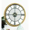 imageDeco 79 Wooden Decorative Wall Clock Wall Clock for Home Wall Clock for Room 40quot x 4quot x 40quot Brown