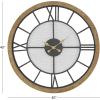 imageDeco 79 Wooden Decorative Wall Clock Wall Clock for Home Wall Clock for Room 40quot x 4quot x 40quot Brown