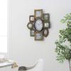 imageUMA Enterprises Loft Metal Clock with Picture Frame