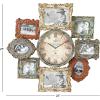 imageUMA Enterprises Loft Metal Clock with Picture Frame