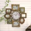 imageUMA Enterprises Loft Metal Clock with Picture Frame