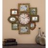 imageUMA Enterprises Loft Metal Clock with Picture Frame