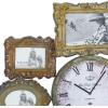 imageUMA Enterprises Loft Metal Clock with Picture Frame