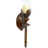 imageDeco 79 72273 Metal Glass Candle Sconce 18quot by 5quot