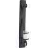 imageDeco 79 Metal Scroll Wall Sconce Long Pillar  8quot x 5quot x 36quot Black36 by 8inch