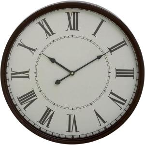 imageDeco 79 Metal Decorative Wall Clock Wall Clock for Home Wall Clock for Room 30quot x 3quot x 30quot Black20 x 3 x 20