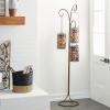 imageBenzara 41970 67 in H x 16 in W Metal Floor Candle Lantern