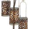 imageBenzara 41970 67 in H x 16 in W Metal Floor Candle Lantern