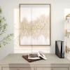 imageCosmoLiving by Cosmopolitan Canvas Geode Glitter Flakes Framed Wall Art with Gold Frame 30quot x 2quot x 40quot Gold40L x 30W