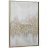 imageCosmoLiving by Cosmopolitan Canvas Geode Glitter Flakes Framed Wall Art with Gold Frame 30quot x 2quot x 40quot Gold40L x 30W