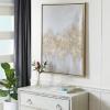 imageCosmoLiving by Cosmopolitan Canvas Geode Glitter Flakes Framed Wall Art with Gold Frame 30quot x 2quot x 40quot Gold40L x 30W
