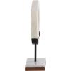 imageCosmoLiving by Cosmopolitan Marble Geometric Decorative Sculpture Circle Home Decor Statue with Marble Base Accent Figurine 9 x 4 x 14 White