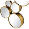 imageCosmoLiving by Cosmopolitan Metal Room Wall Mirror Bubble Cluster Entryway Mirror Wall Mounted Mirror 22quot x 3quot x 40quot Gold40L x 22W