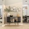 imageCosmoLiving by Cosmopolitan Metal Room Wall Mirror Bubble Cluster Entryway Mirror Wall Mounted Mirror 22quot x 3quot x 40quot Gold54L x 23W