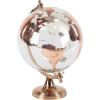 imageDeco 79 Aluminum Globe with Tiered Base 7quot x 6quot x 11quot CopperGold