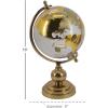 imageDeco 79 Aluminum Globe with Tiered Base 7quot x 6quot x 11quot CopperGold
