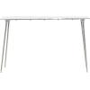 imageDeco 79 Aluminum Metal Console Table 50quot x 15quot x 31quot SilverSilver