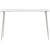 imageDeco 79 Aluminum Metal Console Table 50quot x 15quot x 31quot SilverSilver