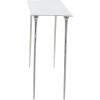 imageDeco 79 Aluminum Metal Console Table 50quot x 15quot x 31quot SilverSilver