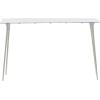 imageDeco 79 Aluminum Metal Console Table 50quot x 15quot x 31quot SilverSilver