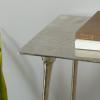 imageDeco 79 Aluminum Metal Console Table 50quot x 15quot x 31quot SilverSilver