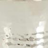 imageDeco 79 Aluminum Metal Decorative Vase Goblet Inspired Hammered Centerpiece Vase Flower Vase for Home Decoration 9quot x 9quot x 13quot SilverSilver