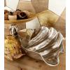 imageDeco 79 Aluminum Metal Shell Decorative Decorative Bowl Shell Decorative Container Decorative Keepsake Box 17quot x 11quot x 7quot SilverSilver