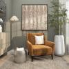 imageDeco 79 Aluminum Metal Side End Accent Table Drum Shaped End Table with Hammered Design Side Table 14quot x 14quot x 16quot SilverAccent Table