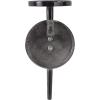 imageDeco 79 Aluminum Metal Wall Sconce Single Candle 6quot x 7quot x 23quot BlackBlack